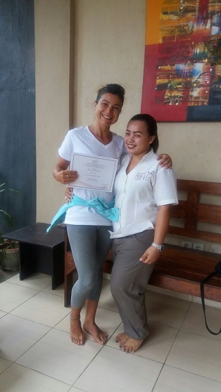 Reeva Bali Spa School Student